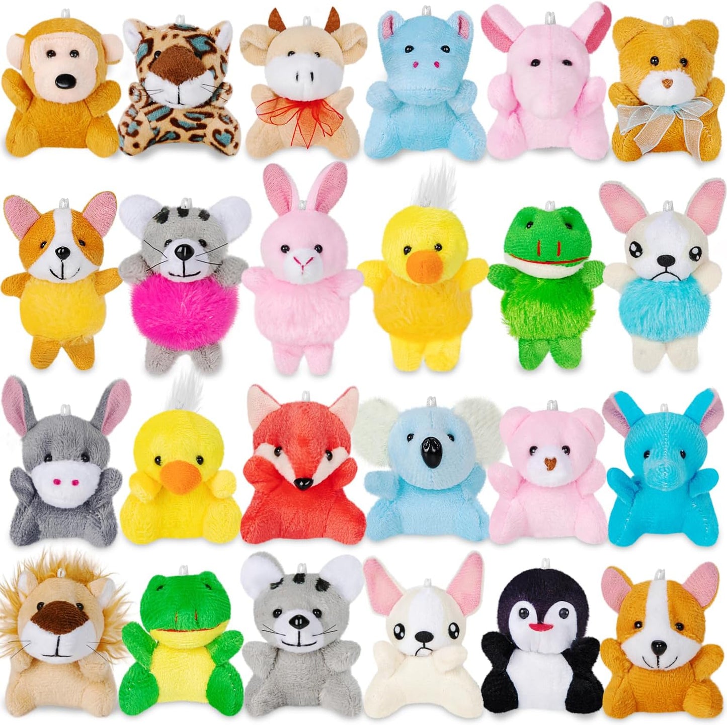 Sofier 24 Mini Stuffed Animals - Perfect Party Favors
