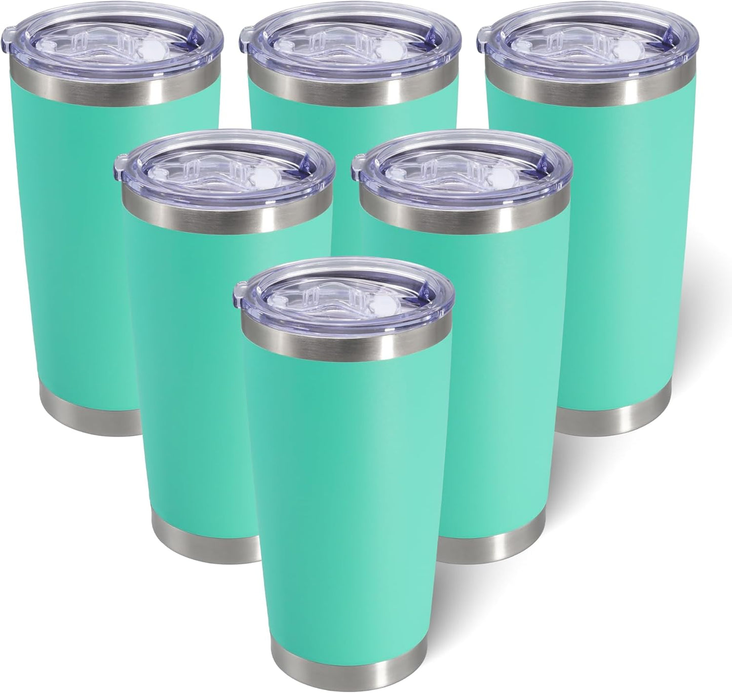 20oz Stainless Steel Tumblers with Lid for Hot and Cold Drinks