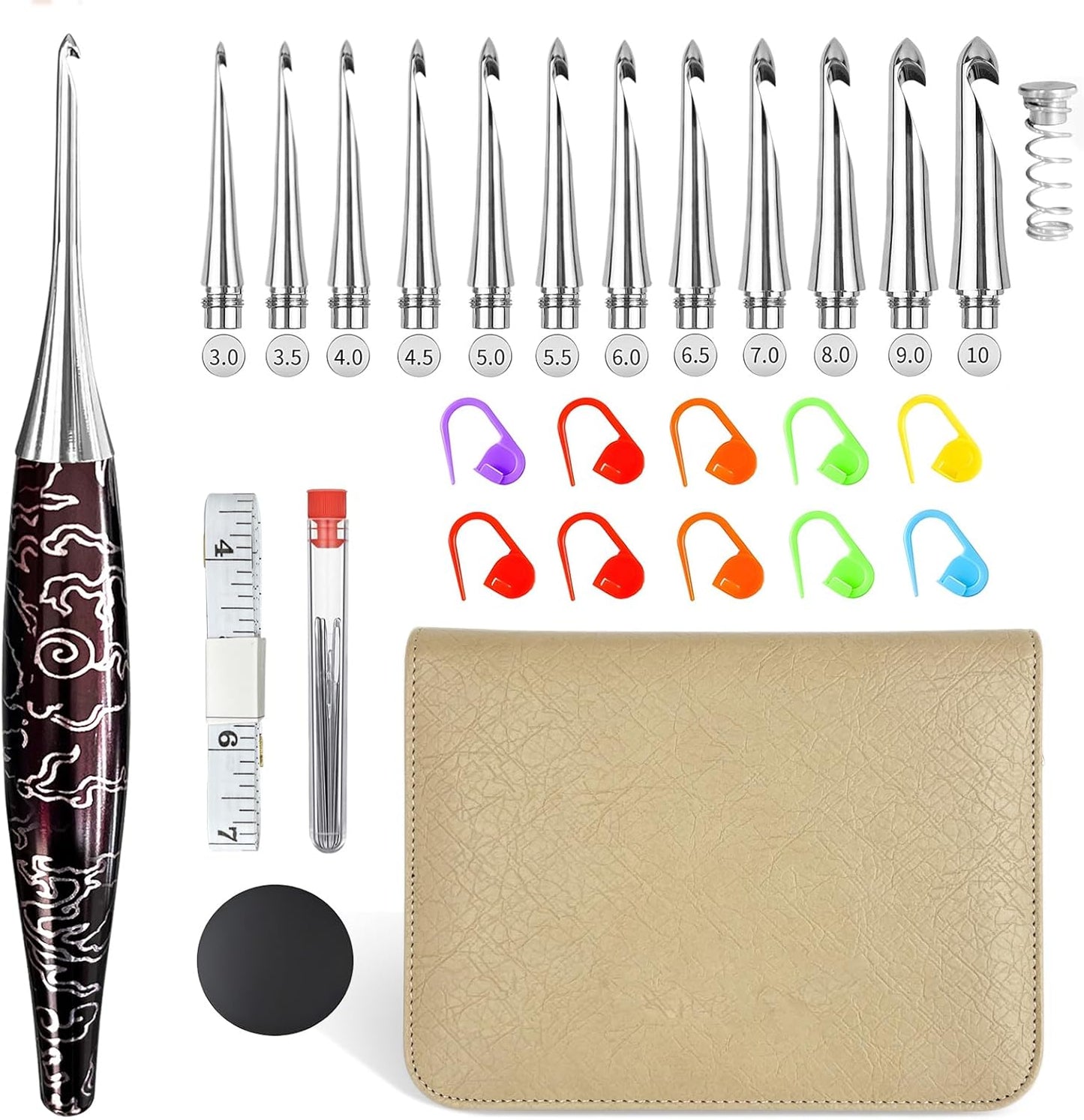 Interchangeable Crochet Hook Set for Beginners and Experts