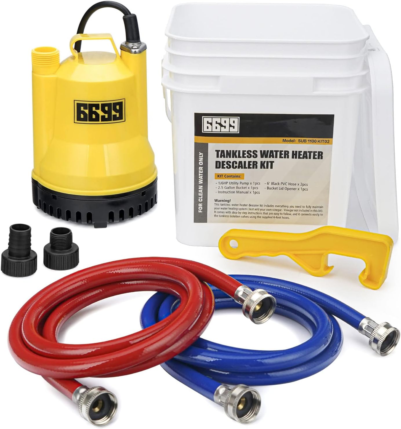 Effortlessly Clean Tankless Heaters with Powerful Kit!