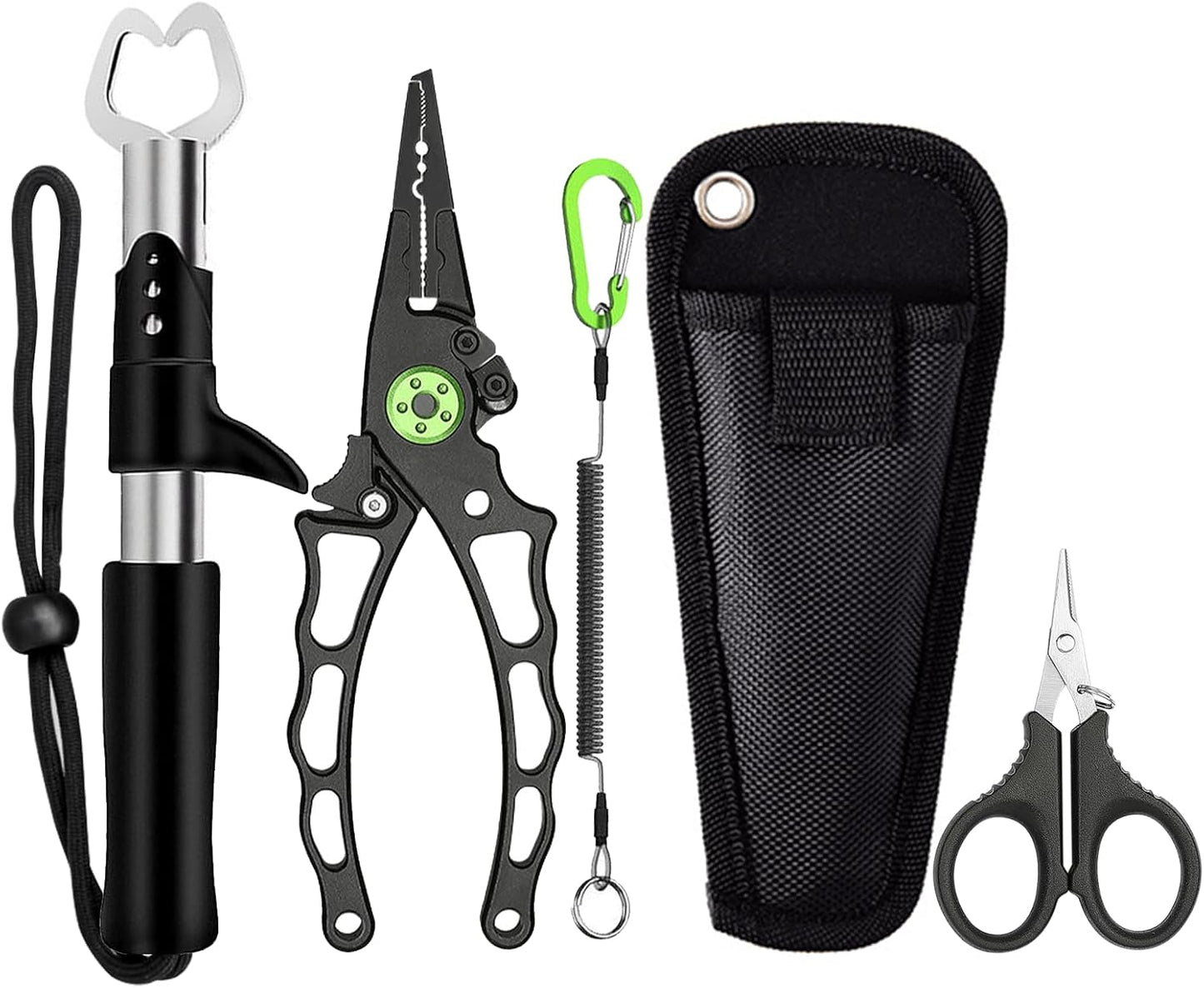 Upgraded Aluminum Fishing Pliers Set - Ultimate Fishing Tool Kit