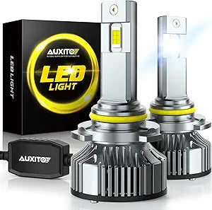 AUXITO 9005 HB3 LED Bulbs - 30000 Lumens, 120W, 6500K Upgrade