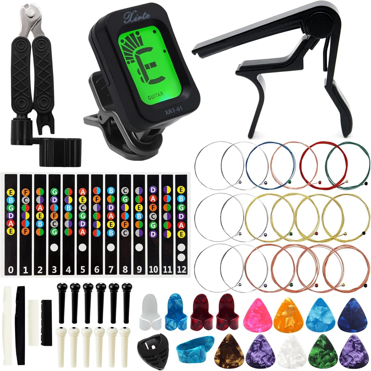 Anvin Guitar Accessories Kit - Complete 53 Pcs Set!