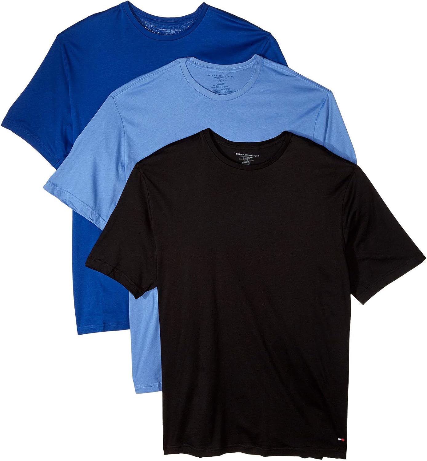 Tommy Hilfiger Men's Cotton Classics Crewneck Undershirts 3-Pack