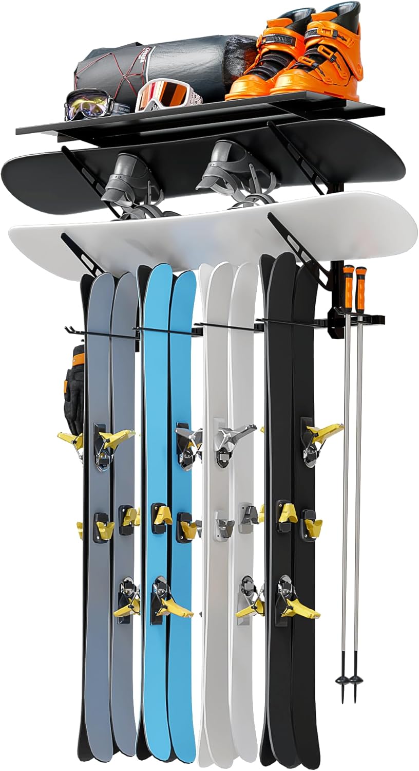 OutReel Ski & Snowboard Wall Mount: Space-Saving Racks