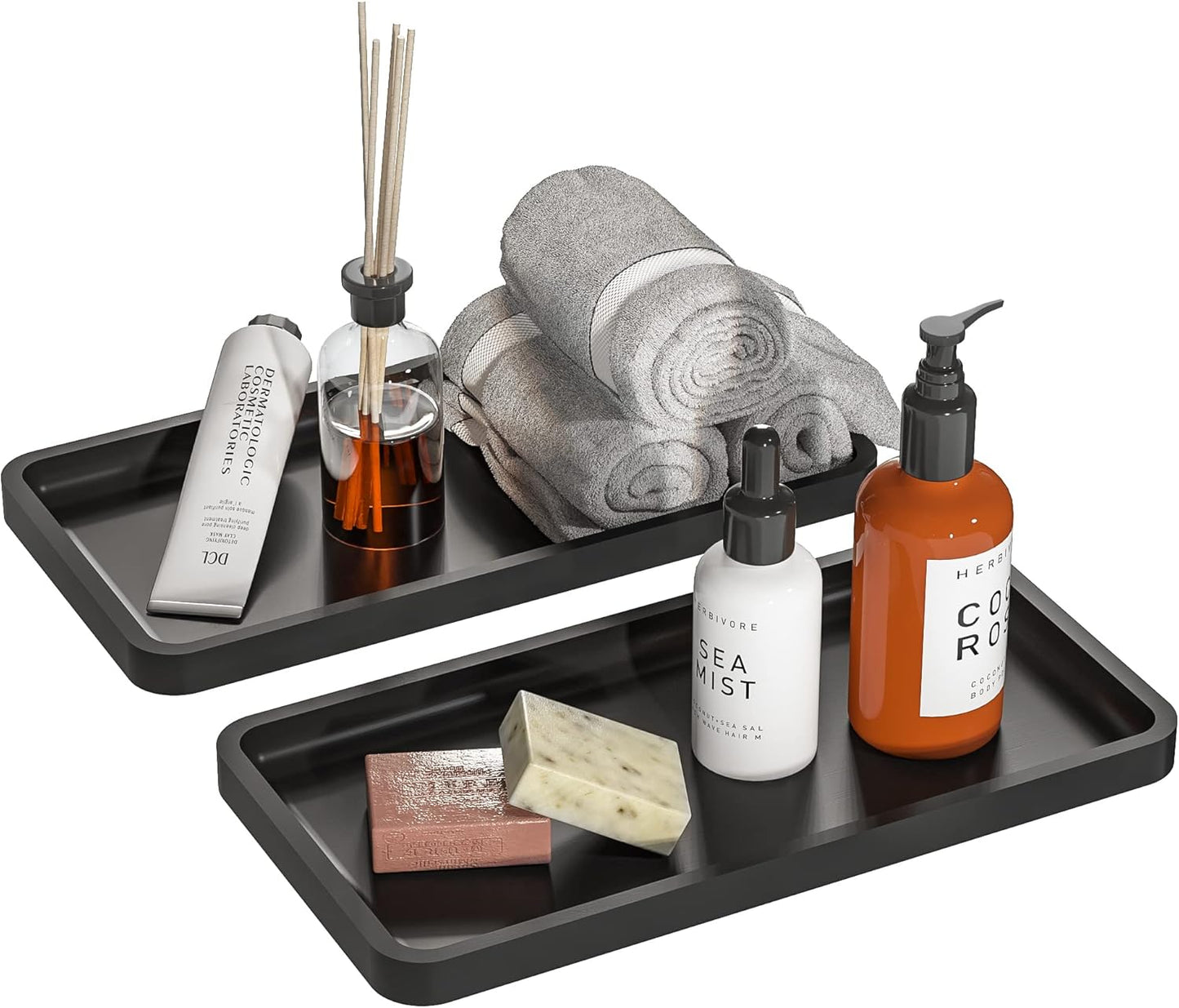 Weenson Bathroom Vanity Trays for Countertop Decor and More
