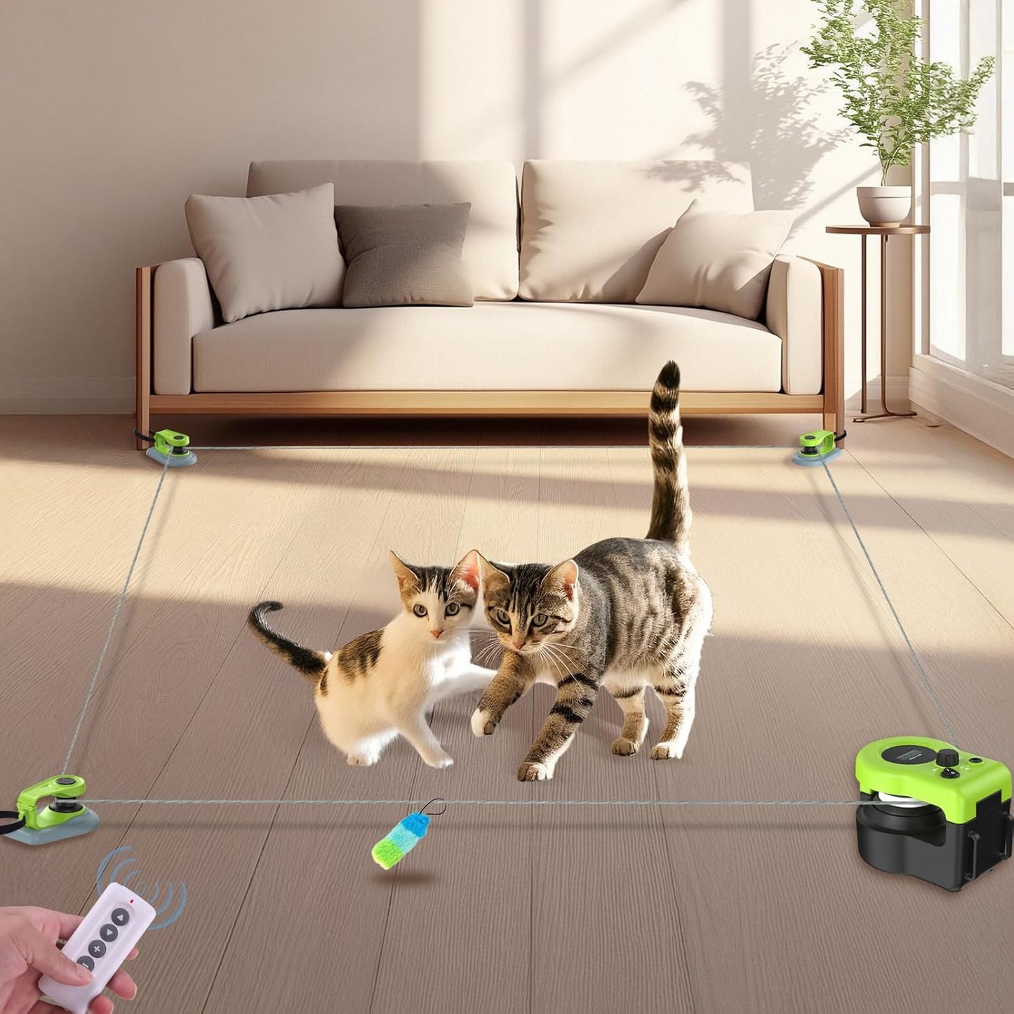 Interactive Cat Toy for Indoor Play - Automatic Cat Treadmill