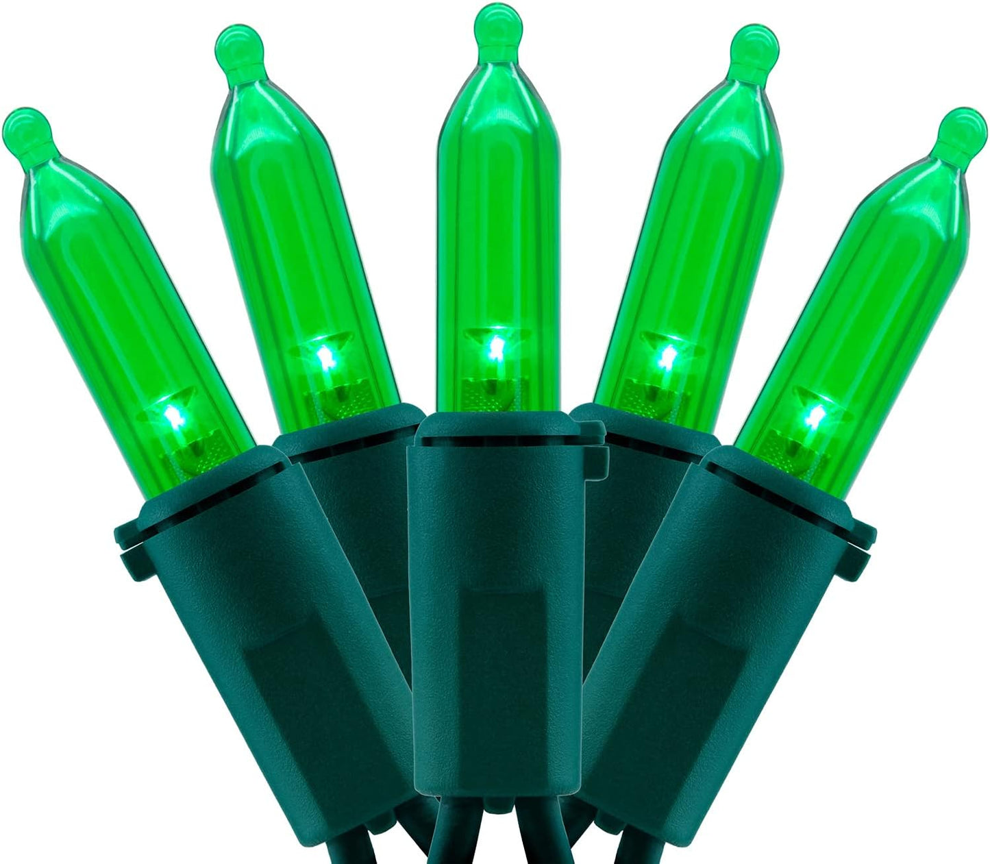 YULETIME 200 Count Green LED Christmas Lights for Holiday Decor