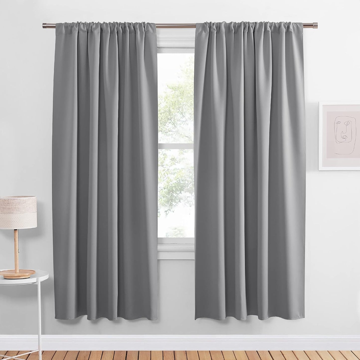 PONY DANCE Blackout Curtain Panels for Privacy and Insulation