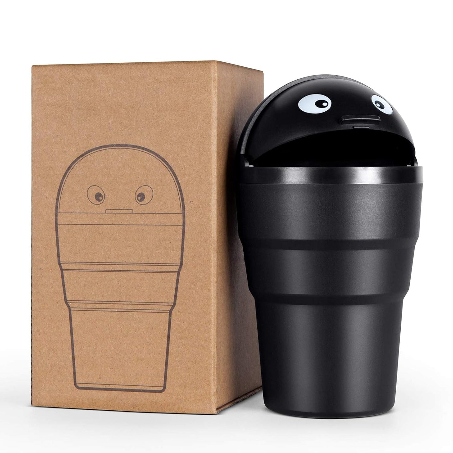 Compact trasgo Mini Trash Can - Black