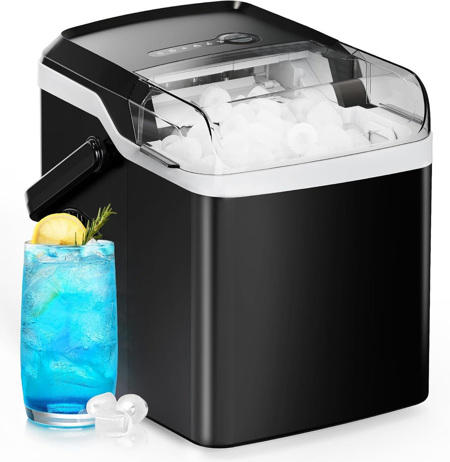 Silonn Countertop Ice Maker - Fast Ice Production for Parties