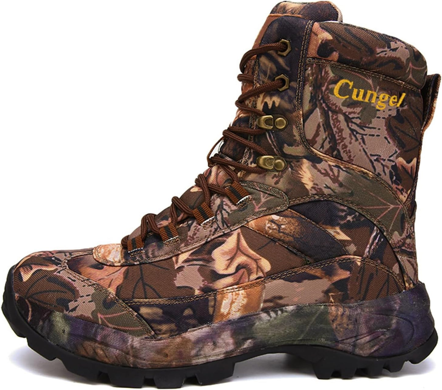 Camo Waterproof Hunting Boots - Lightweight & Durable