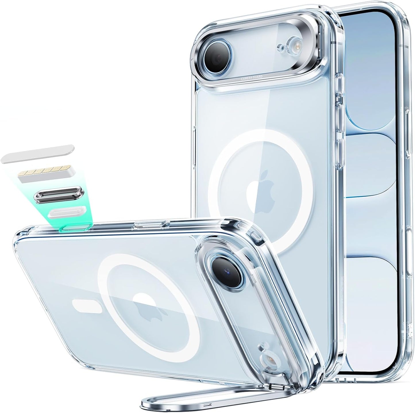 ESR iPhone 17 Air Case with Stash Stand and Drop Protection