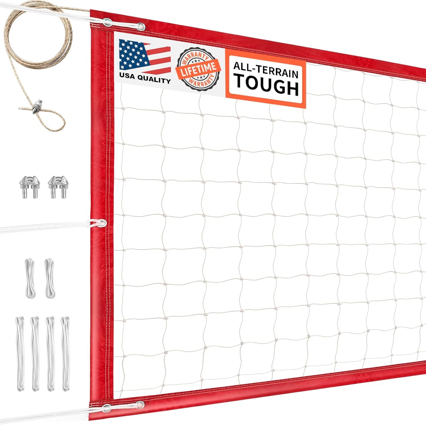 Professional Volleyball Net Heavy Duty for Indoor and Outdoor Use