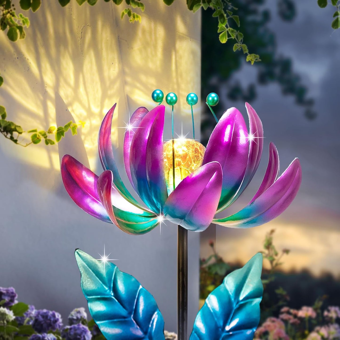 Outdoor Garden Decor Solar Spinners Lights for Your Yard