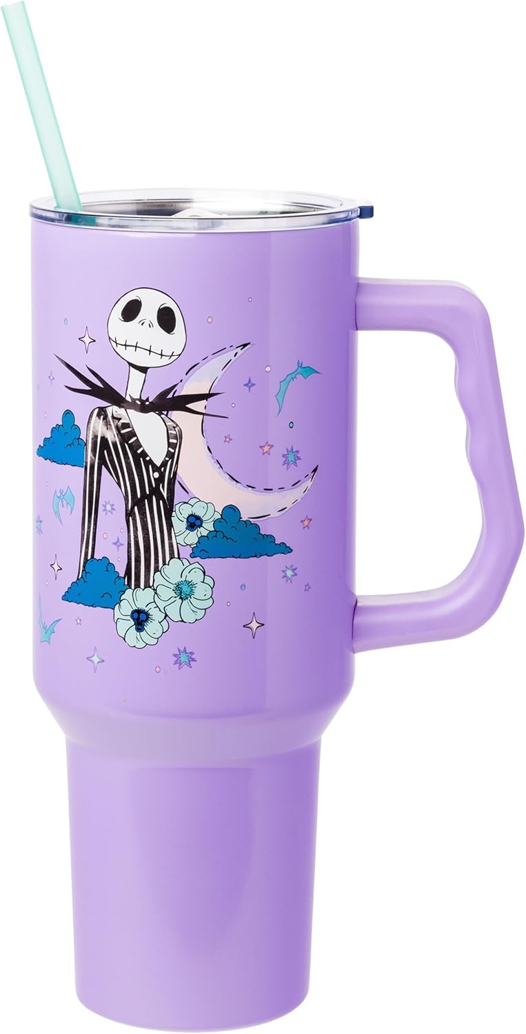 Jack Skellington Stainless Steel Tumbler for Disney Fans