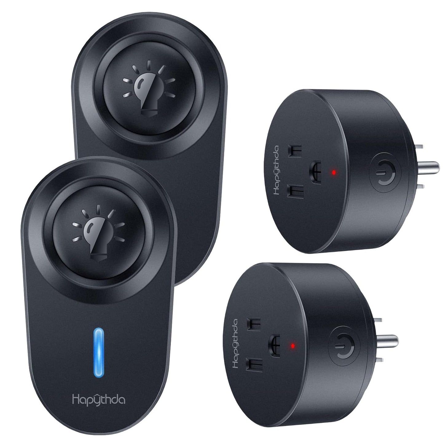 HAPYTHDA Wireless Remote Control Outlet Plug - 2 Pack