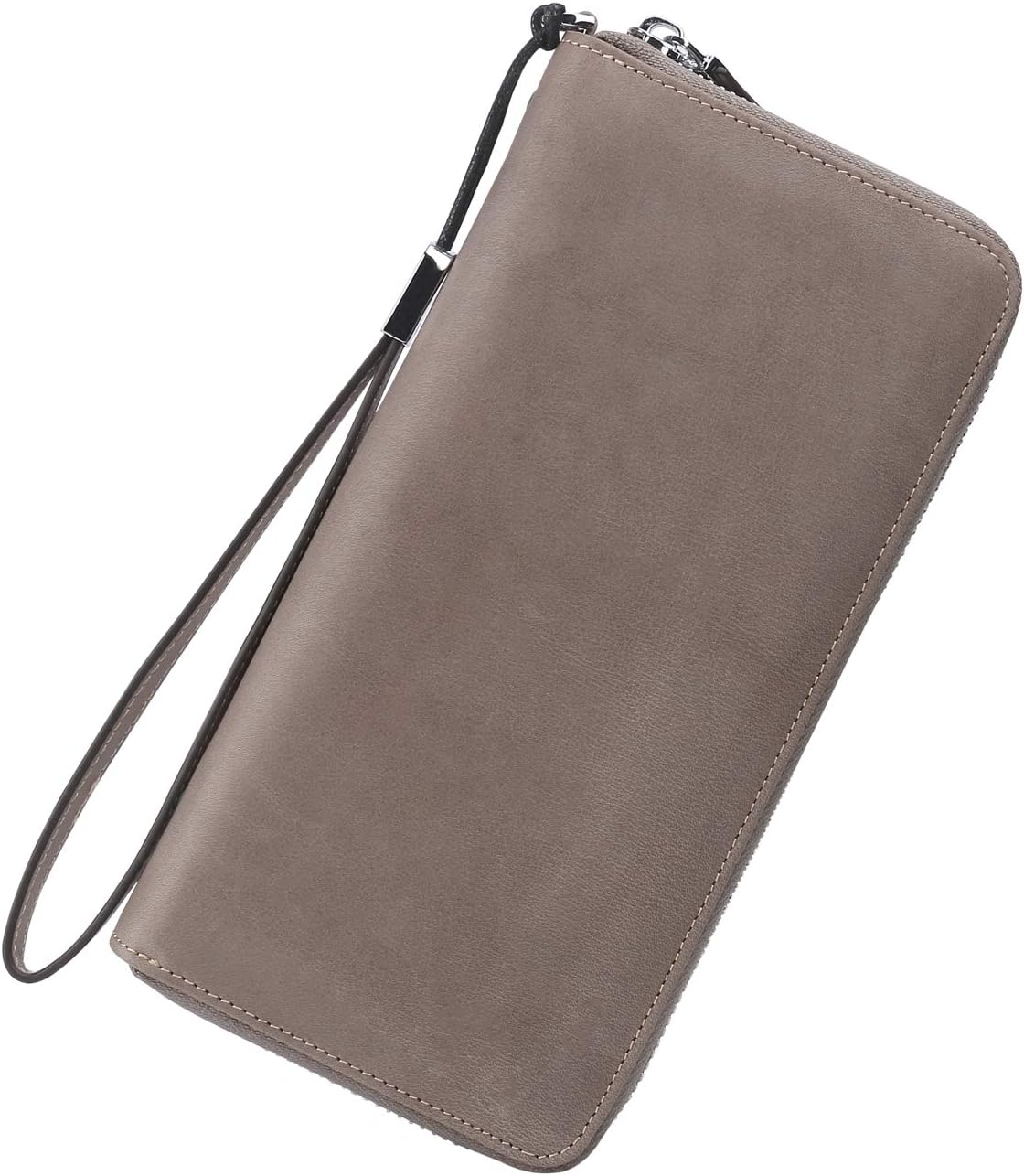 Lavemi Women's RFID Blocking Leather Wallet Phone Holder Clutch