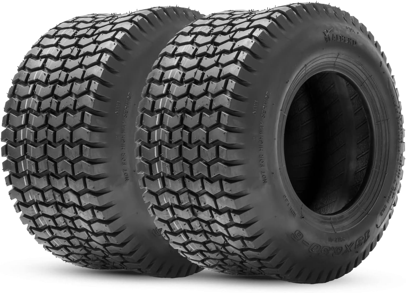 HALBERD 2PCS 13x6.50-6 Lawn Garden Mower Tires for Turf