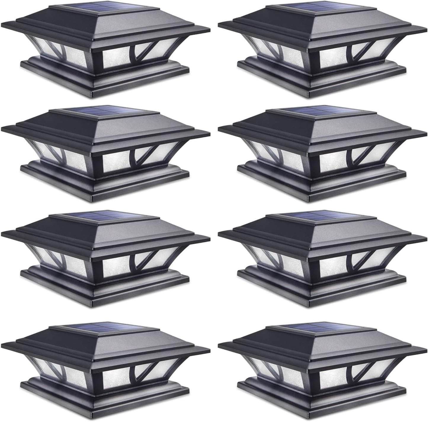 SIEDiNLAR Solar Post Lights Outdoor for Deck and Fence Caps