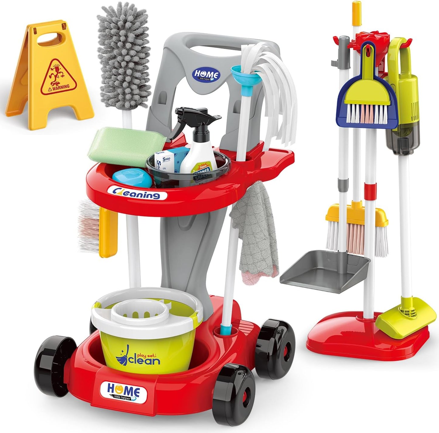 29-Piece Toddler Cleaning Set - Educational Pretend Play