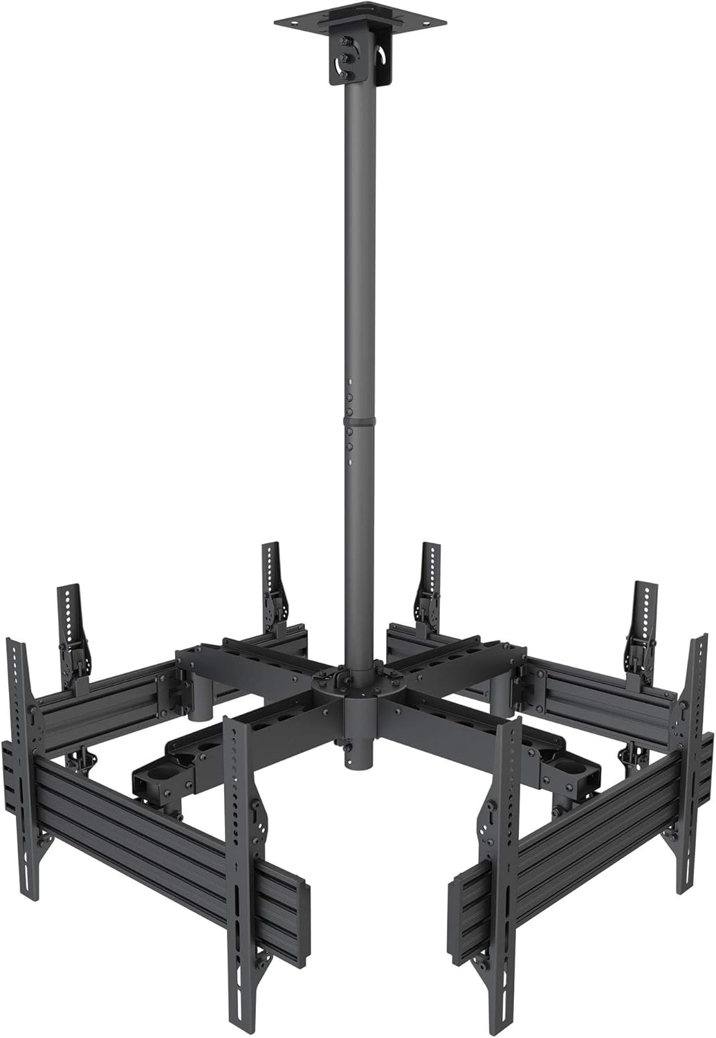 Mount-It! Ceiling Digital Signage Mount for 4 Displays