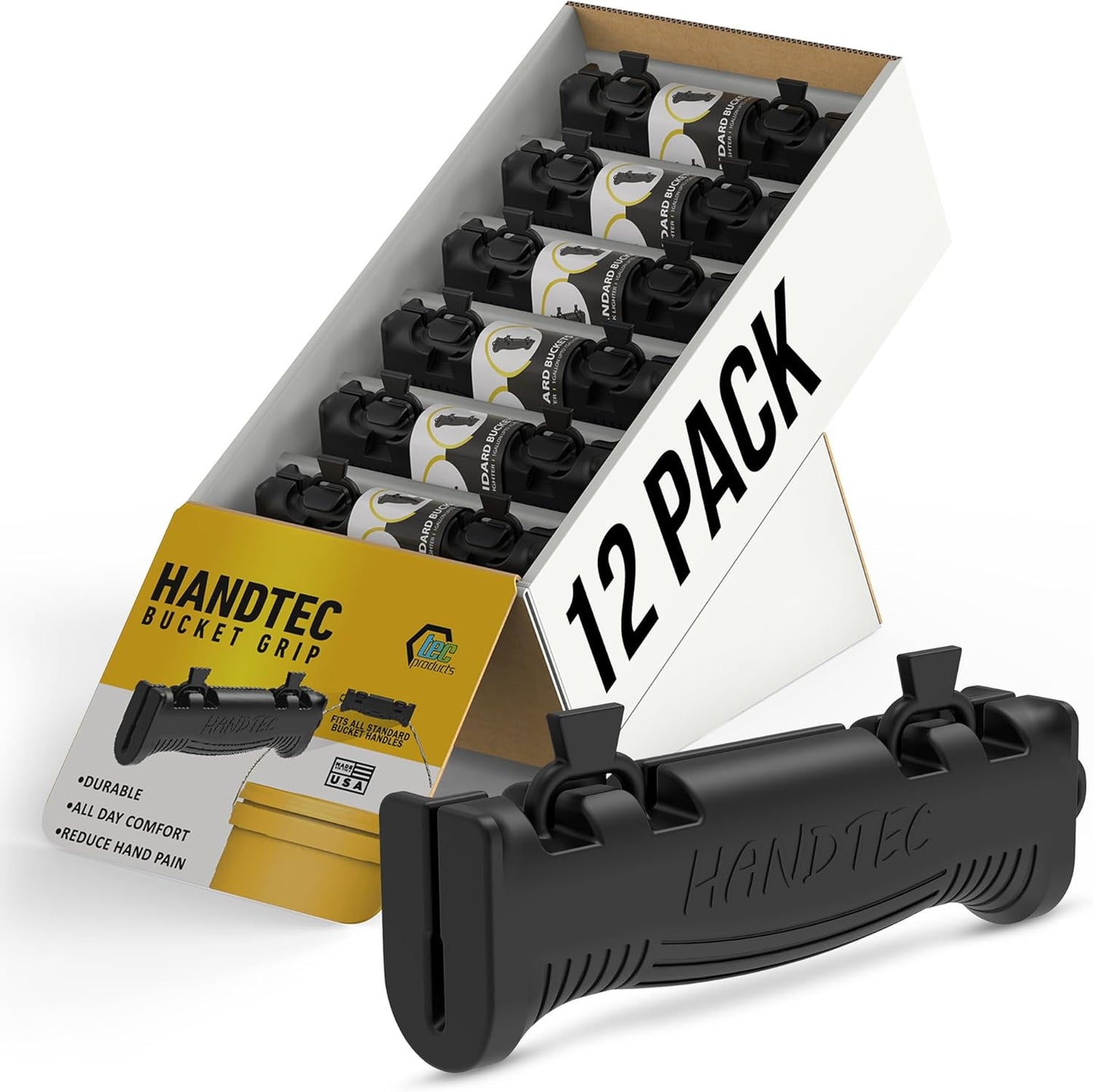 HANDTEC Bucket Grip for Ergonomic Comfort in Heavy-Duty Tasks