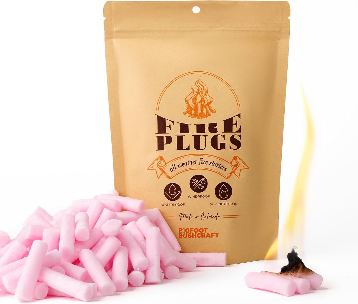Non-Toxic Waterproof Fire Starters for Emergencies and Campfires