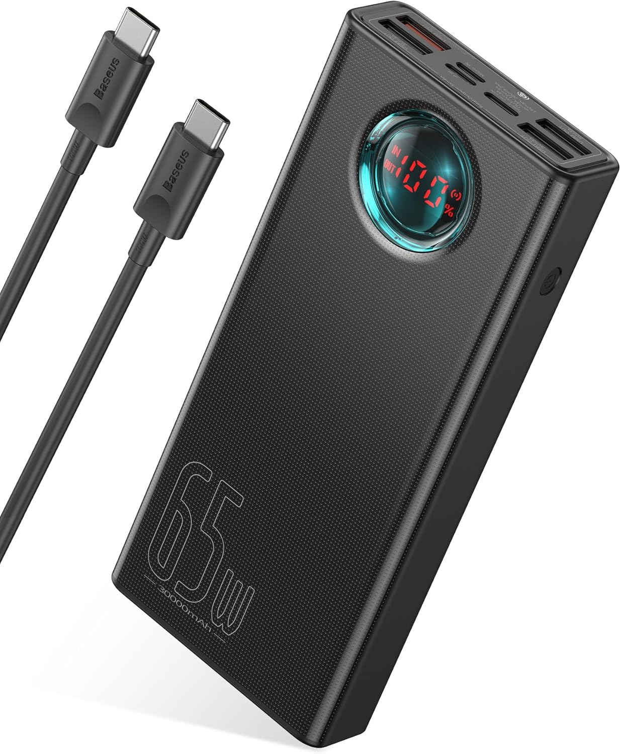 Baseus 30000mAh Portable Charger with 65W Fast Charging Power