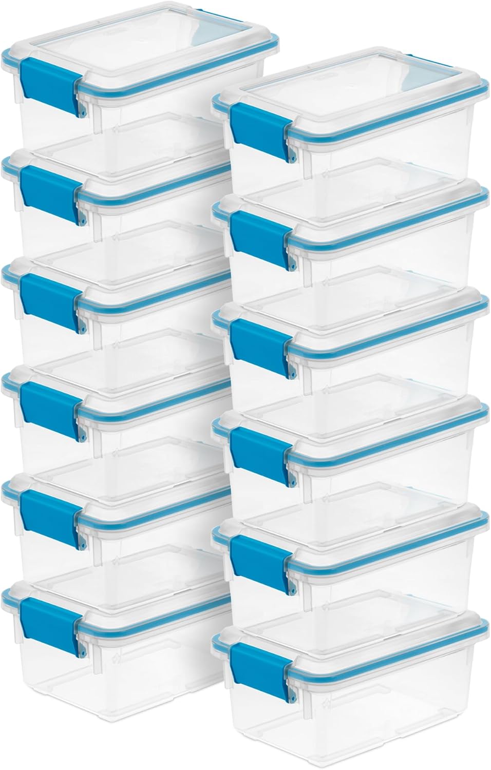 Sterilite Gasket Box 12-Pack for Weather-Resistant Storage