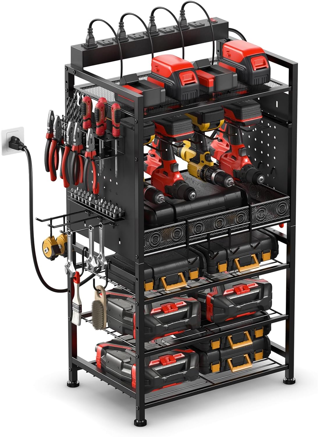 Maximize Garage Efficiency with JUNNUJ Power Organizer