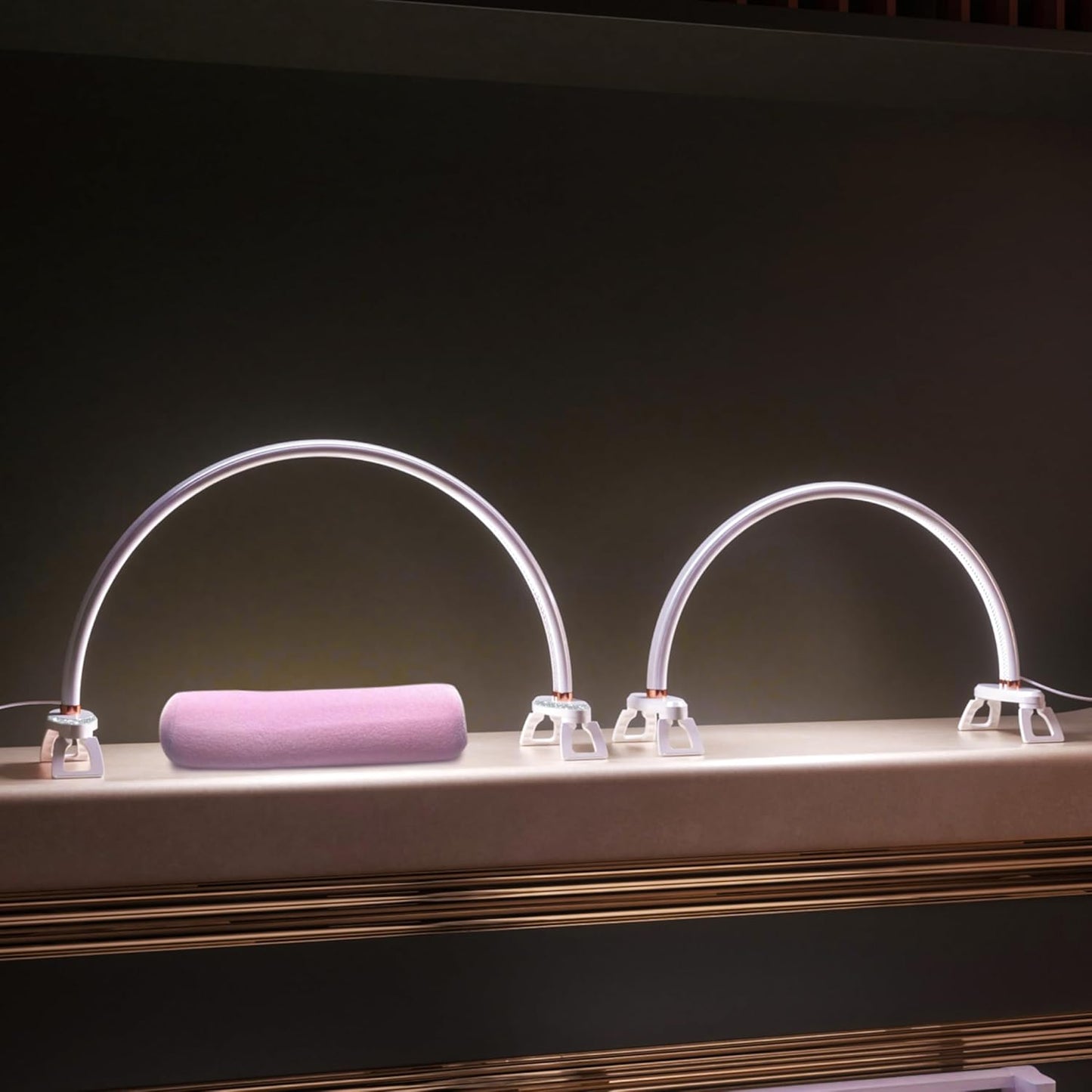 Half Moon Light for Nail Desk - Versatile LED Table Lamp