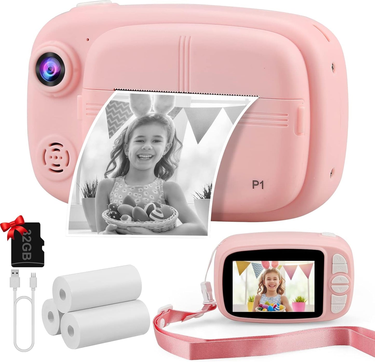 VJJB Kids Instant Print Camera - Fun & Easy Printing