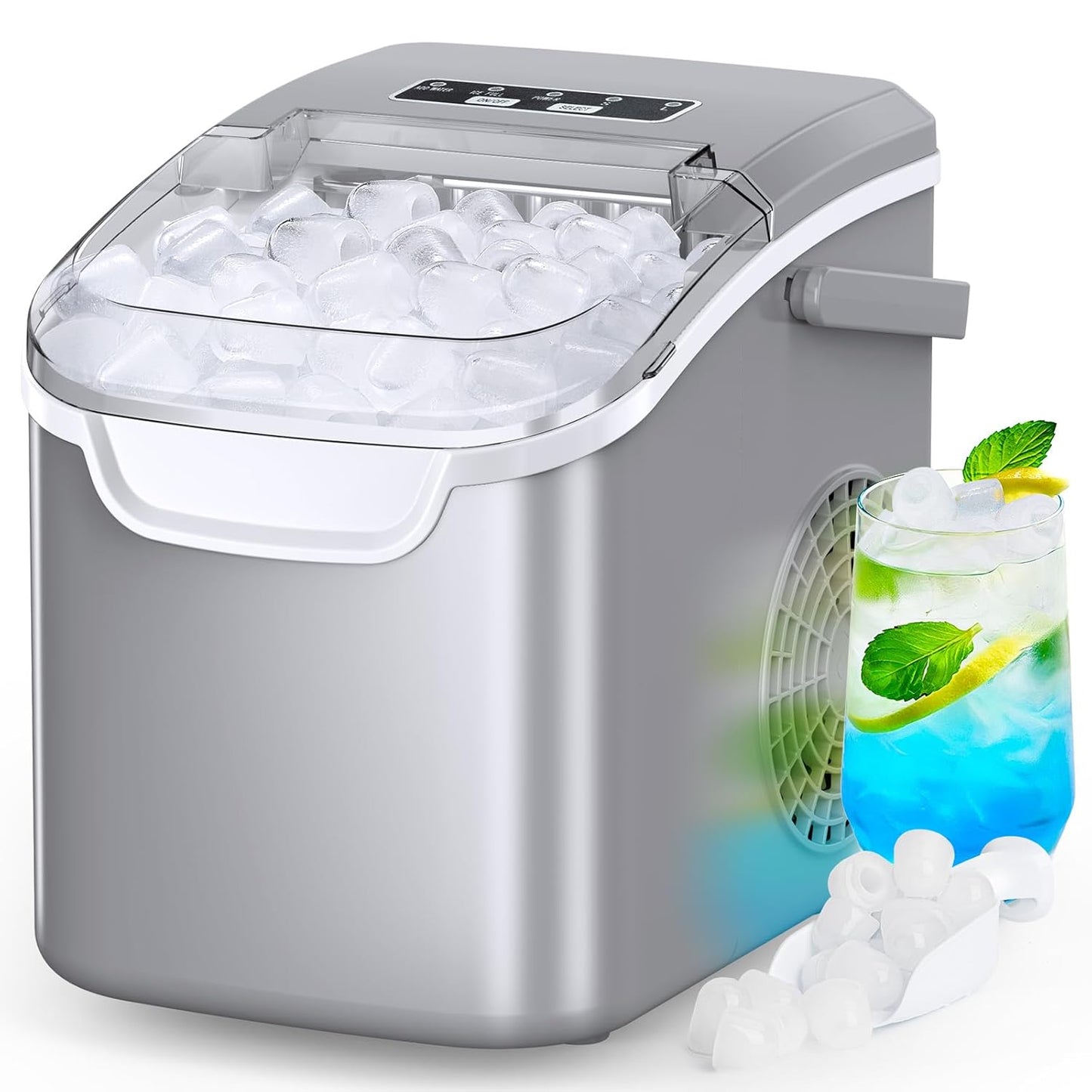 COWSAR Ice Maker Countertop for Quick and Portable Ice Needs