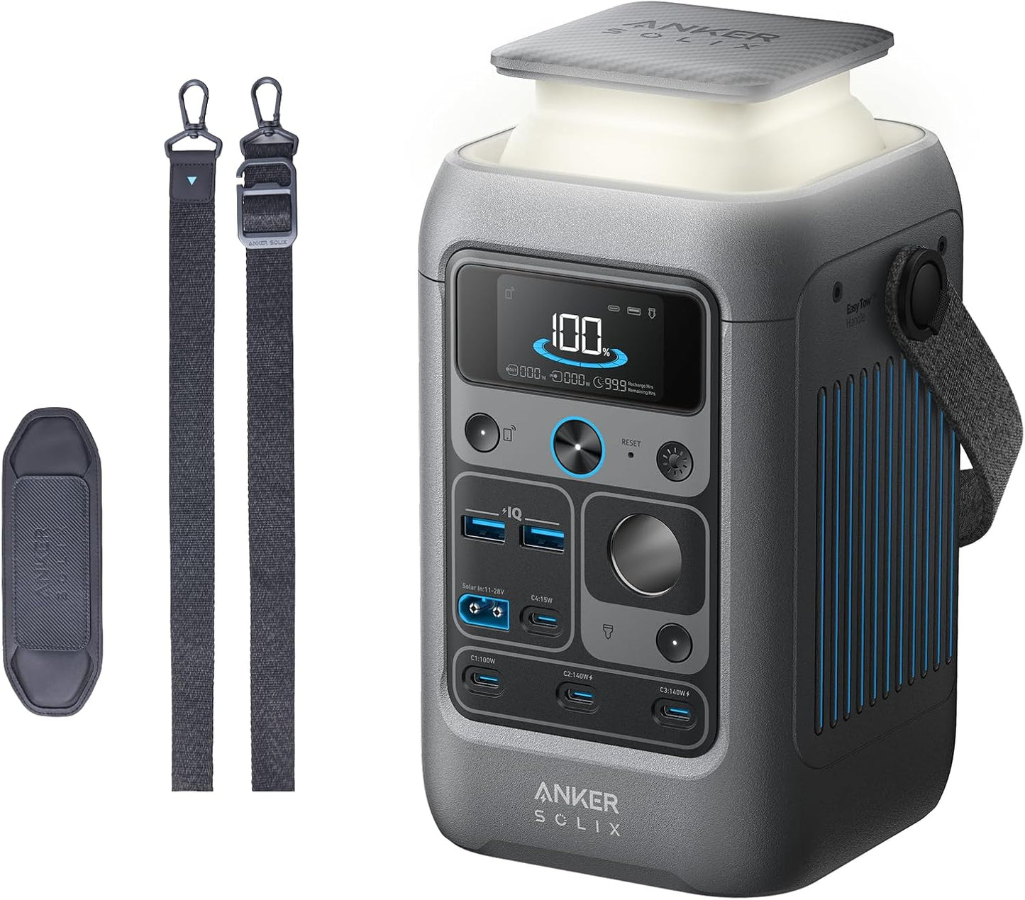 Anker SOLIX C300 Portable Power Station - 300W Solar Generator