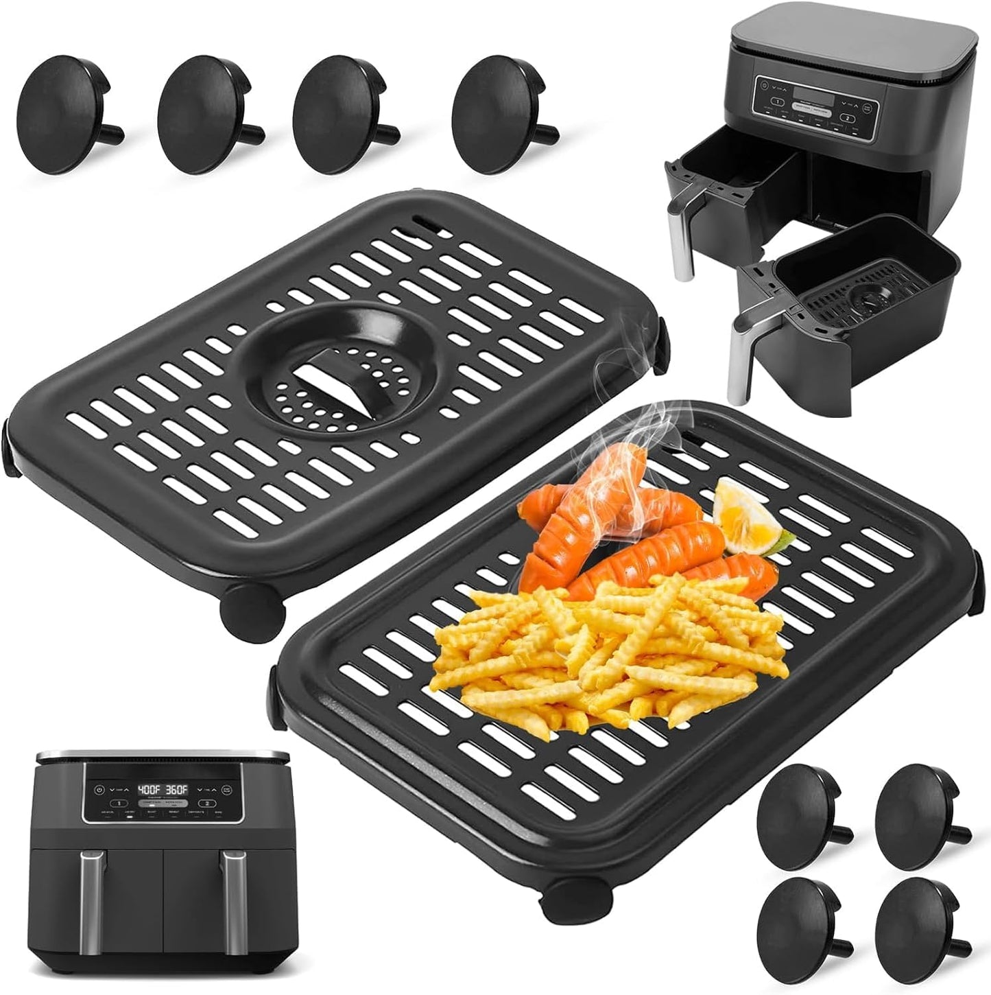 Ninja Foodi Air Fryer Grill Pan - Crisp with Ease!