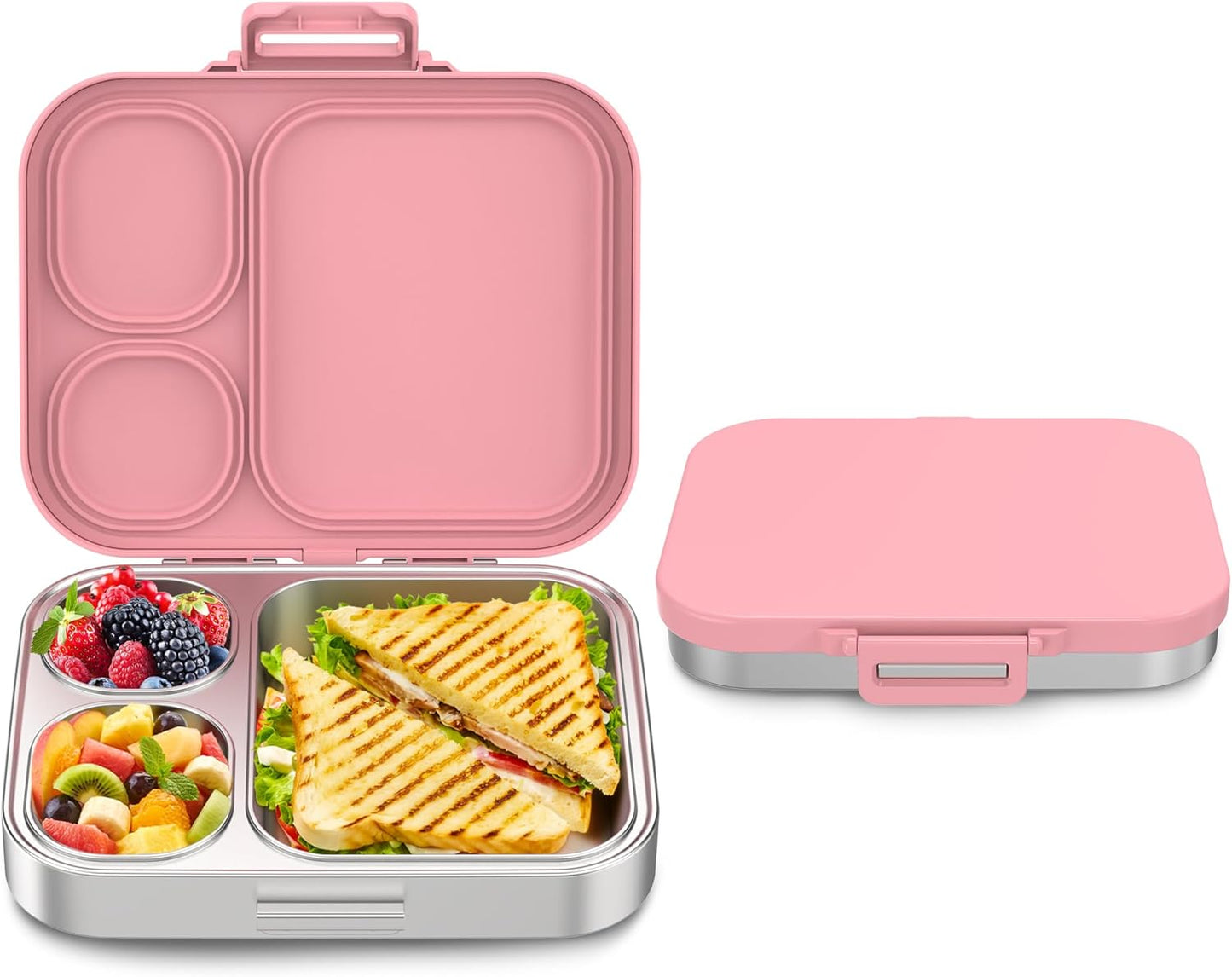 Stainless Steel Bento Box for Kids - Leak Proof and Durable