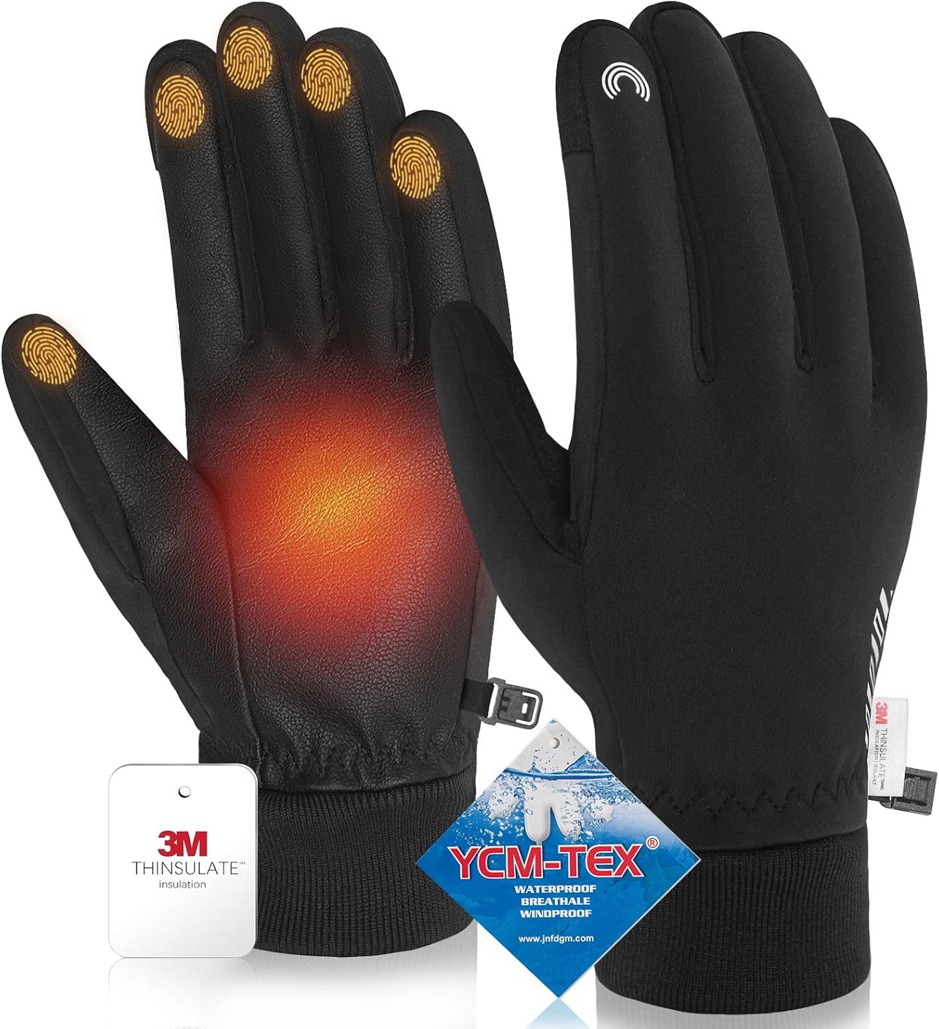 RIGWARL Waterproof Touch Screen Winter Gloves