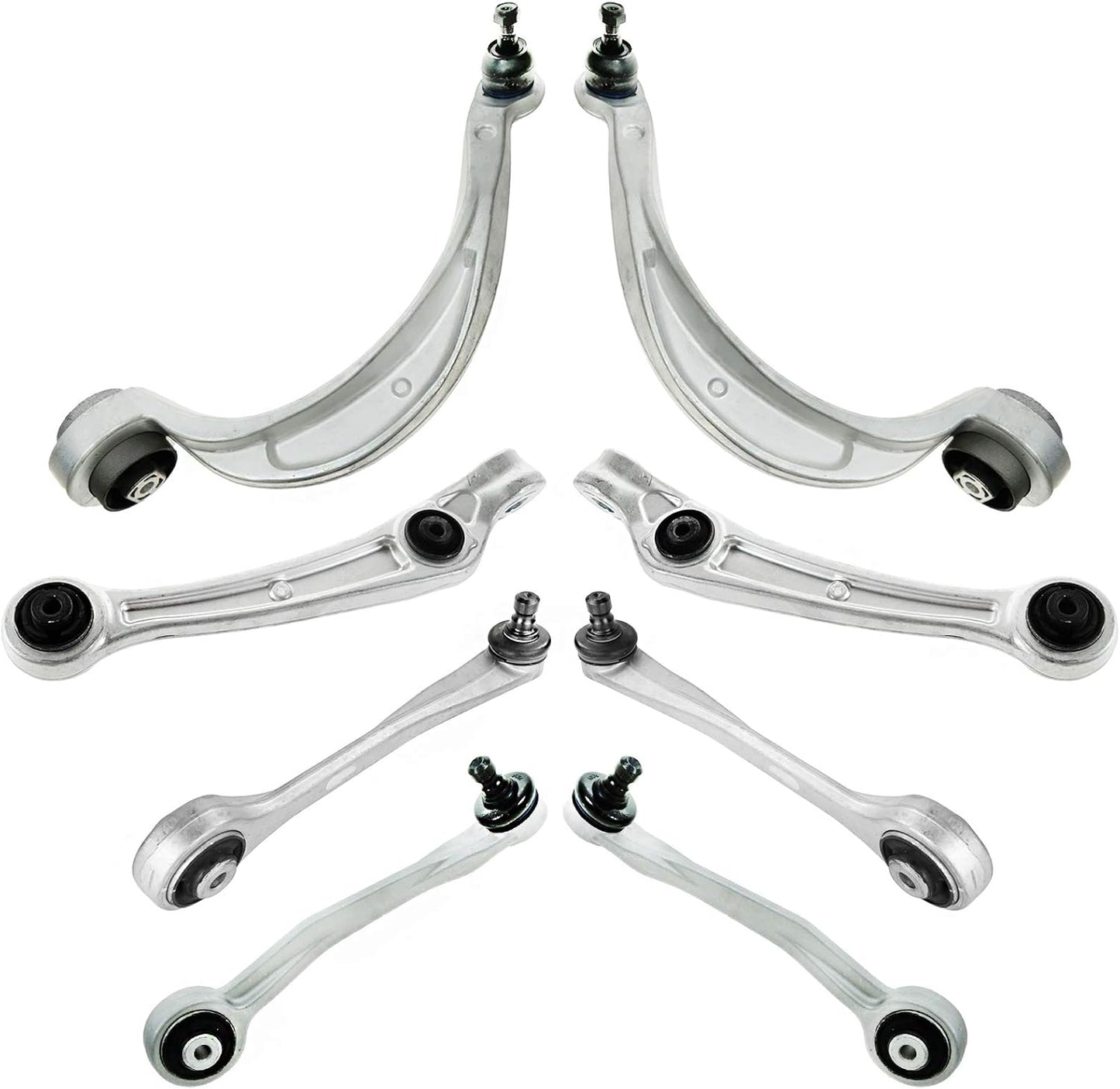 TRQ Front Control Arm with Ball Joint Set for Audi A4 A5 S4