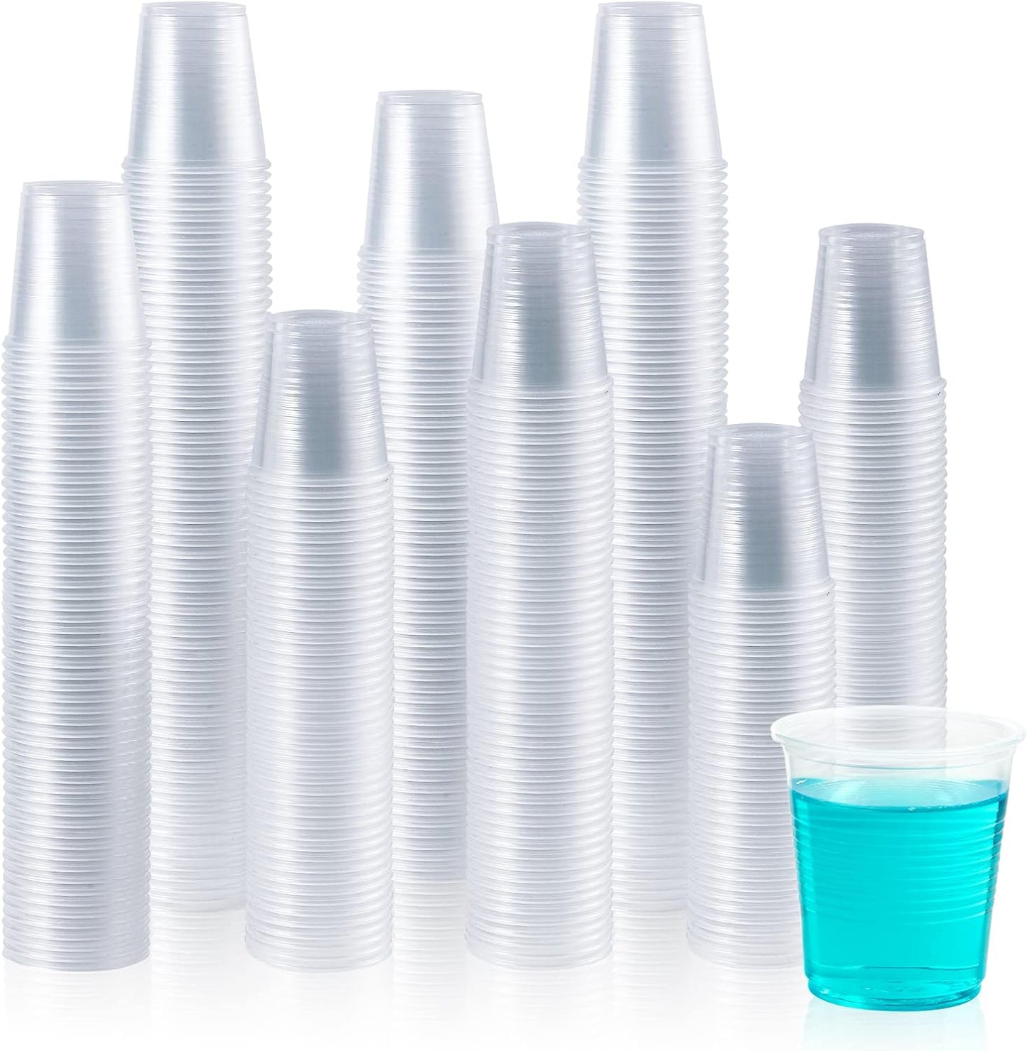 Vplus 2000 Pack 3 OZ Cold Clear Small Plastic Cups Review