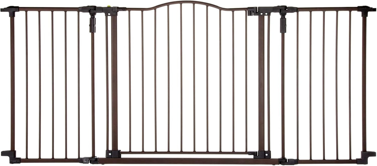 Sturdy One-Hand Operation Wide Baby Gate - 72 Deluxe Dcor by Toddleroo