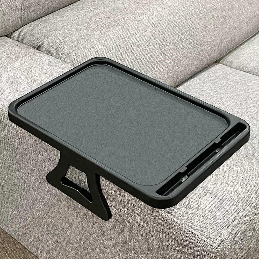 Xchouxer Armrest Clip Table - Convenient Remote/Drink Holder