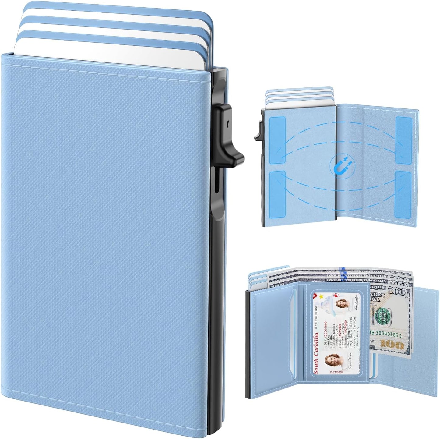 Typecase Womens Wallet Card Holder: Slim RFID Blocking Leather