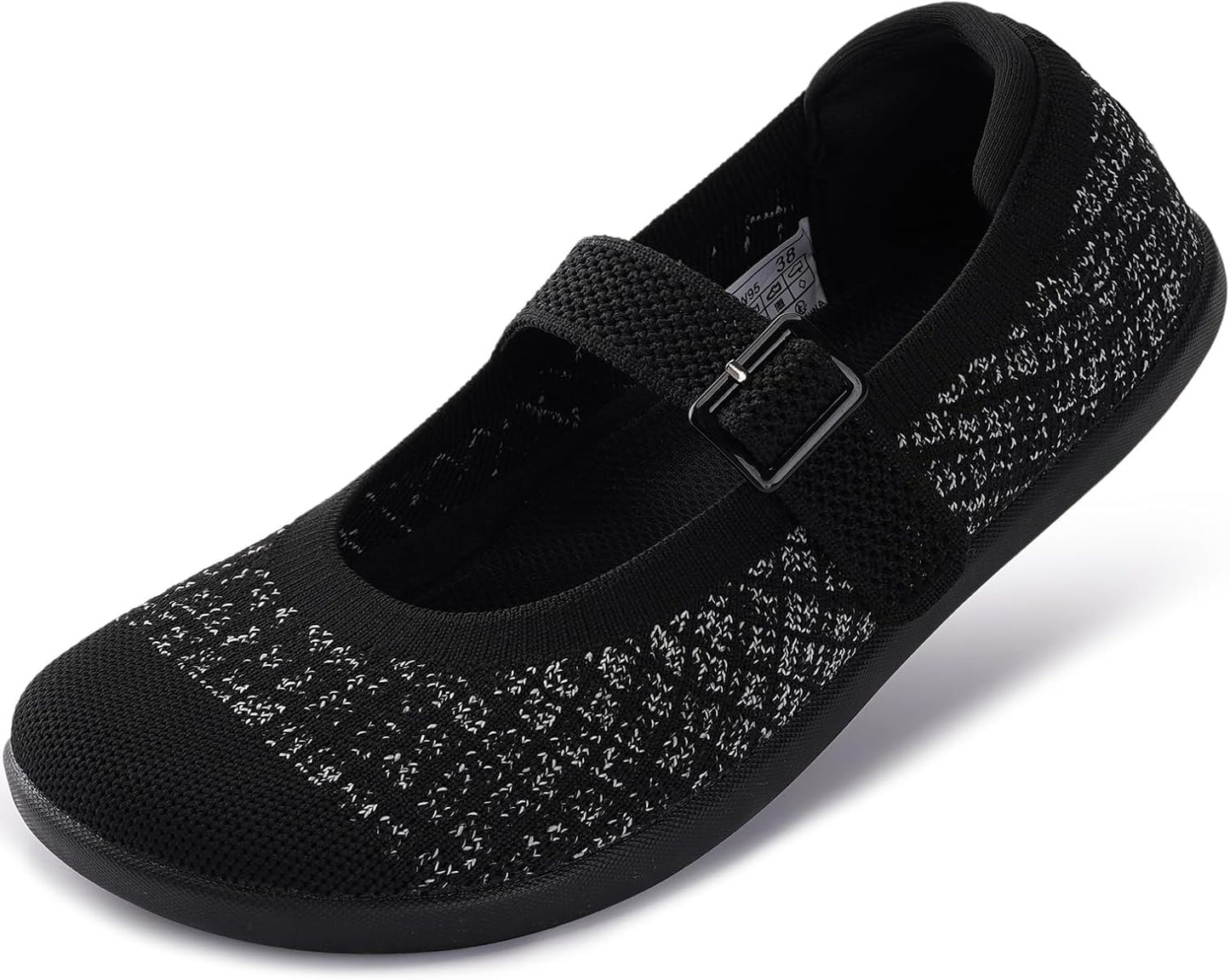 WHITIN Womens Wide Toe Box Barefoot Mary Jane Flats Review