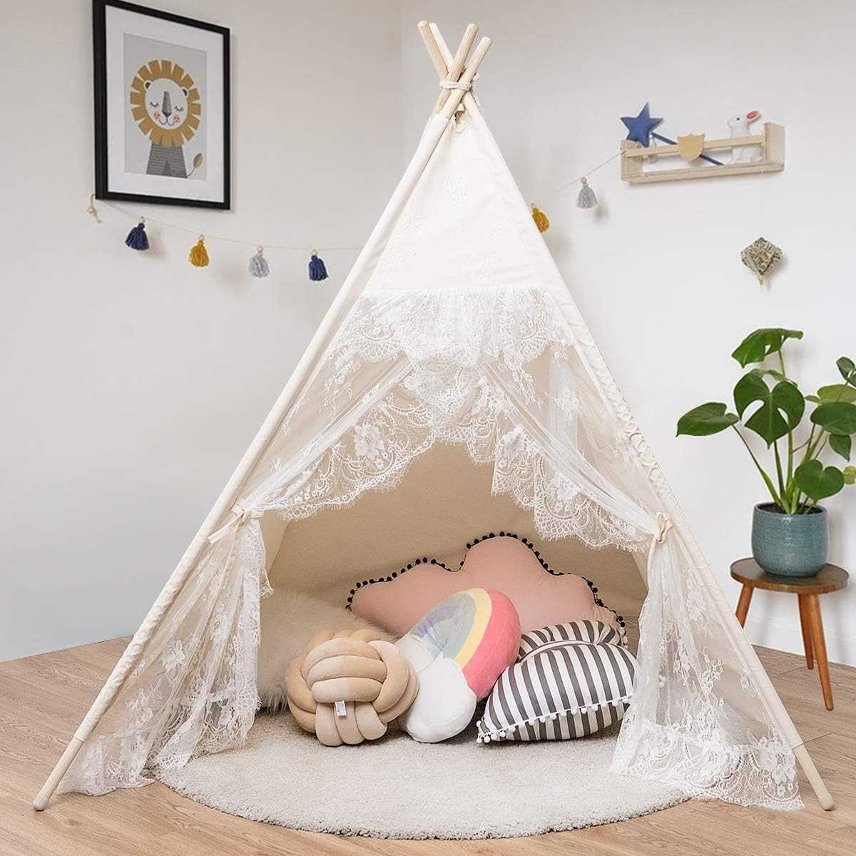 Costzon Kids Teepee Tent: Portable Play Fun