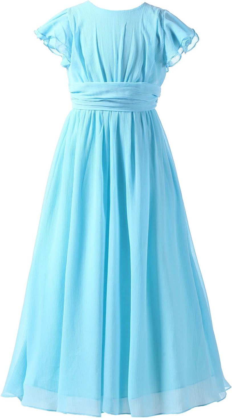 Junior Bridesmaid Dress for Parties and Weddings - Long Style
