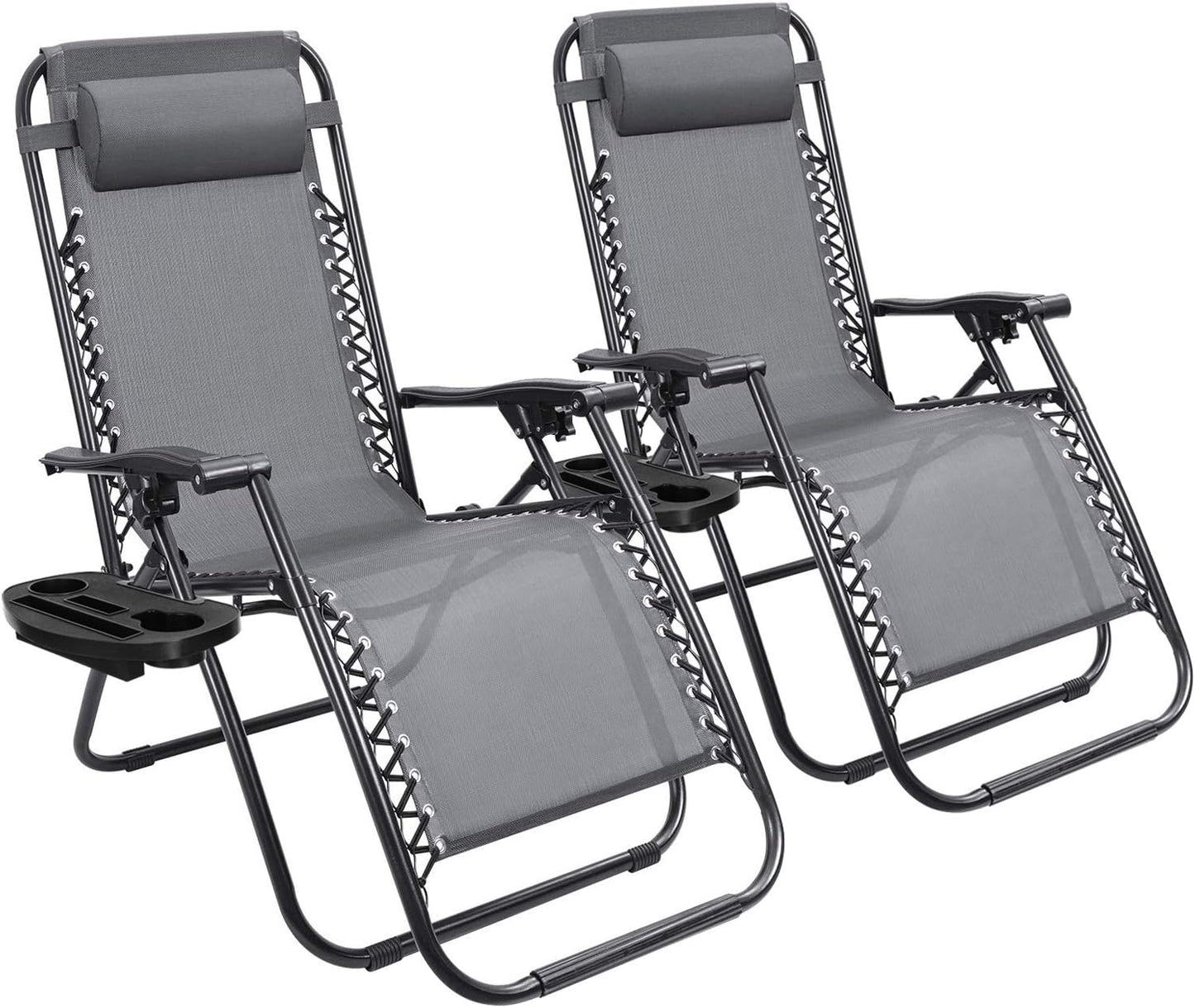 Devoko Patio Zero Gravity Chair Set of 2 for Ultimate Relaxation