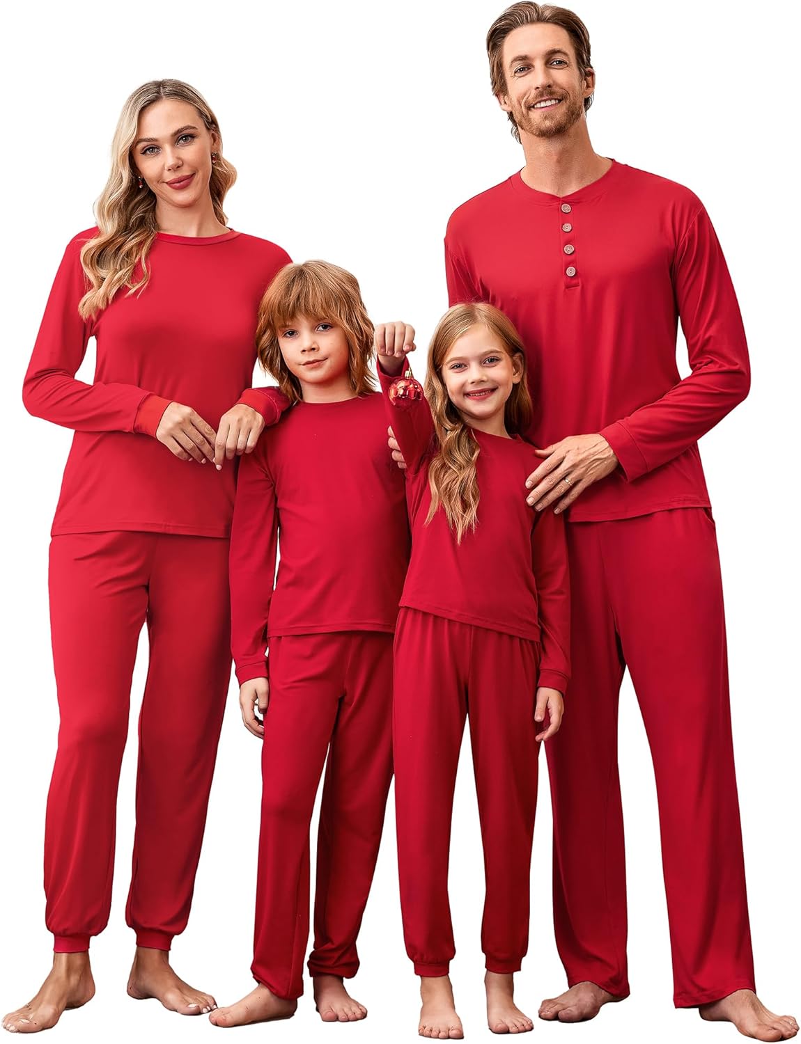 Ekouaer Family Christmas Pajamas Matching Sets for Everyone