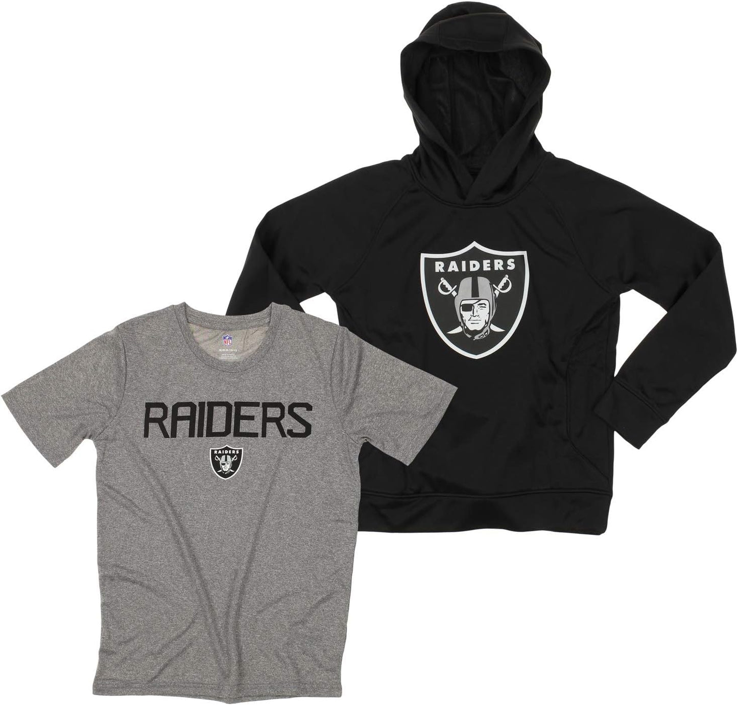 Outerstuff NFL Youth Boys Performance Hoodie and Tee Combo Set