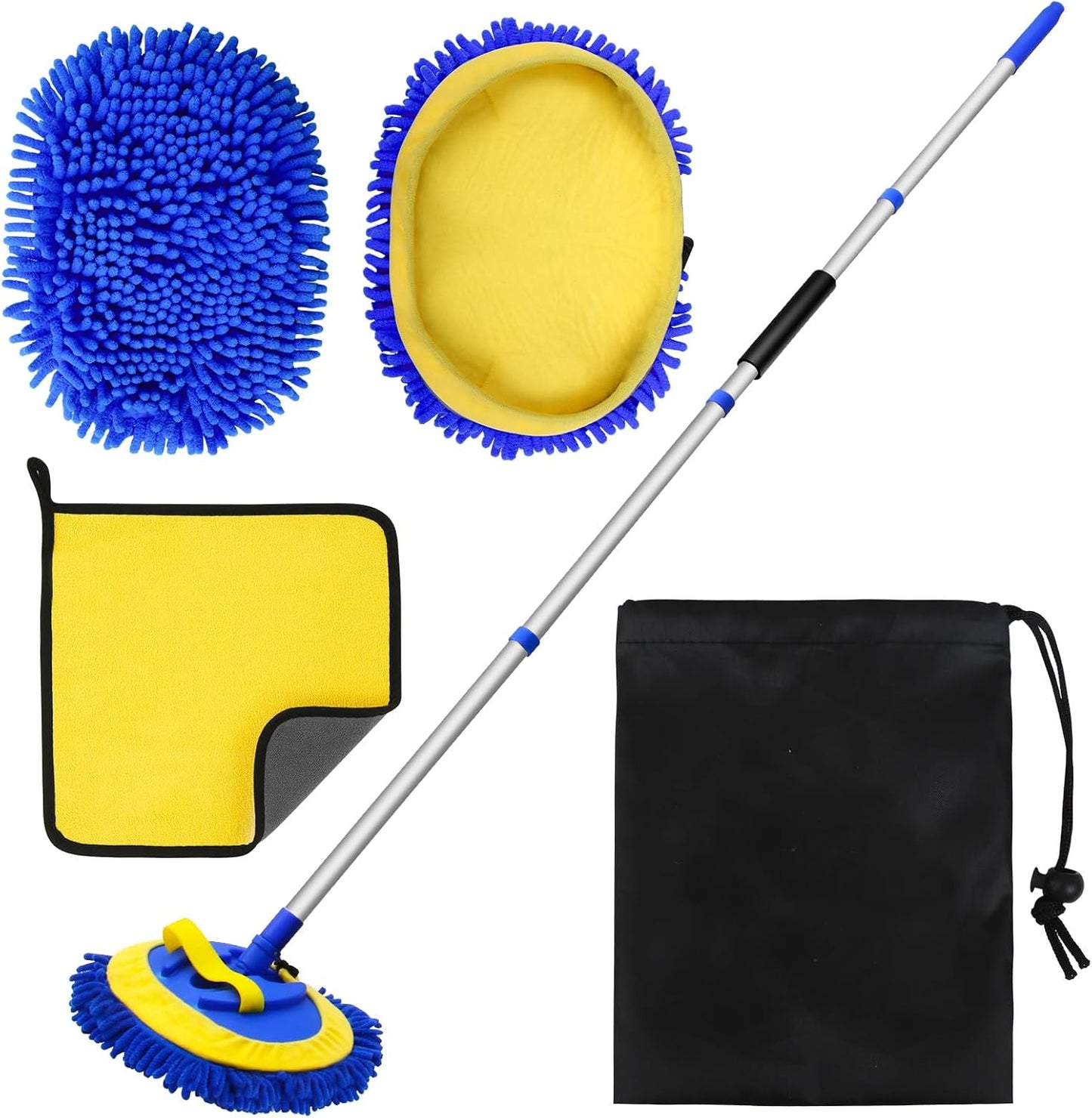 Ultimate Car Cleaning Tool Set - 62 Detachable Brush
